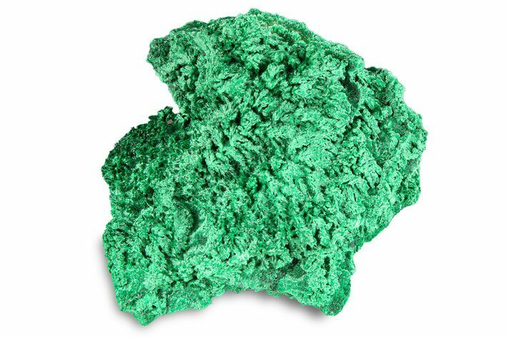 Fibrous Malachite Crystal Cluster - DR Congo #294624